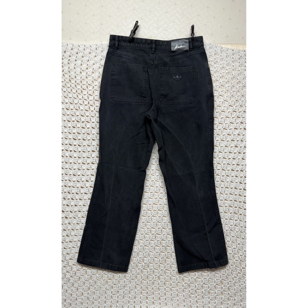 Adidas Skateboarding Pants Jeans Mens W30 L28 Black Denim 100%Cotton Twill Kader